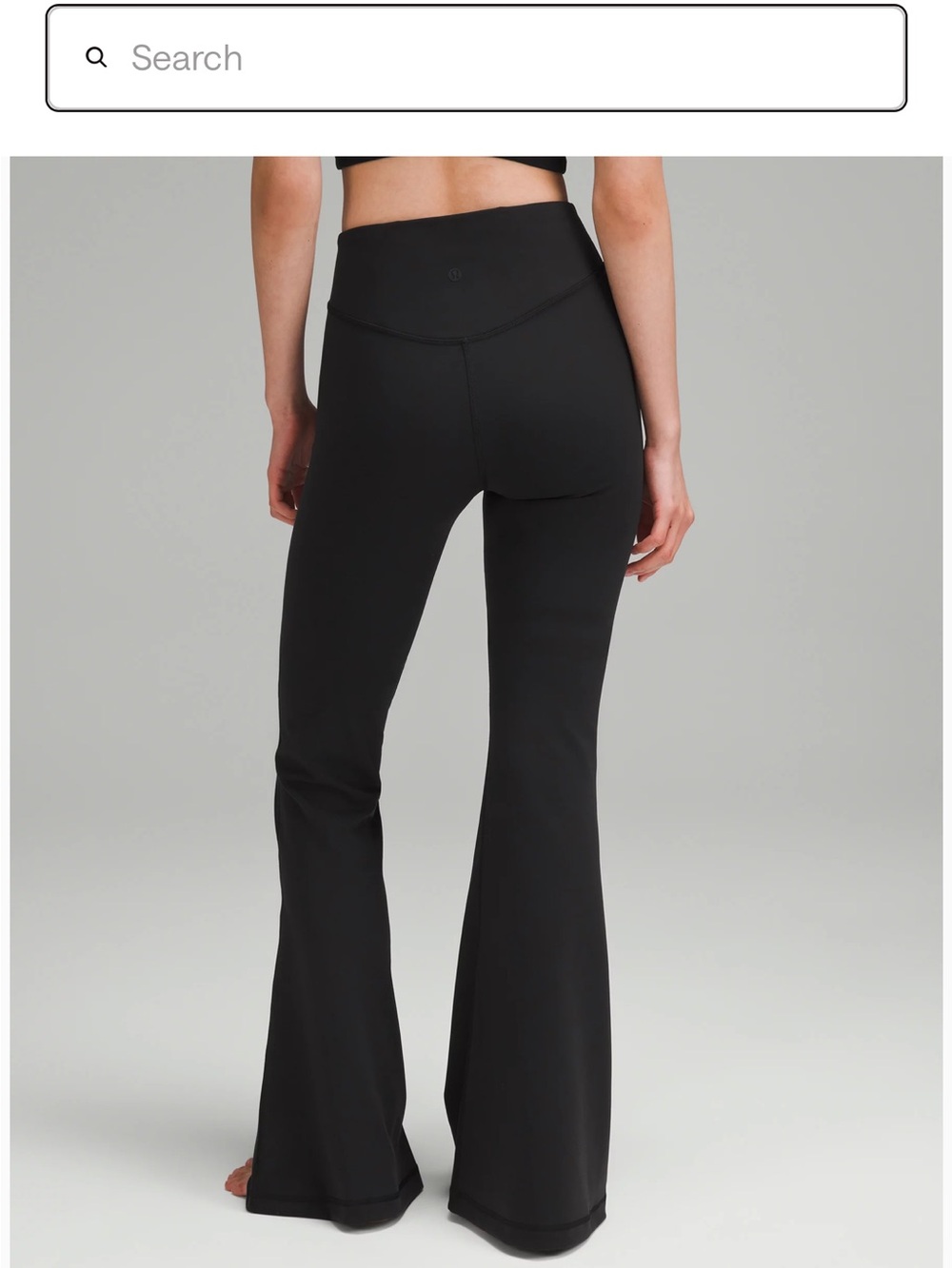 Lululemon wunder under high rise flared yoga pants